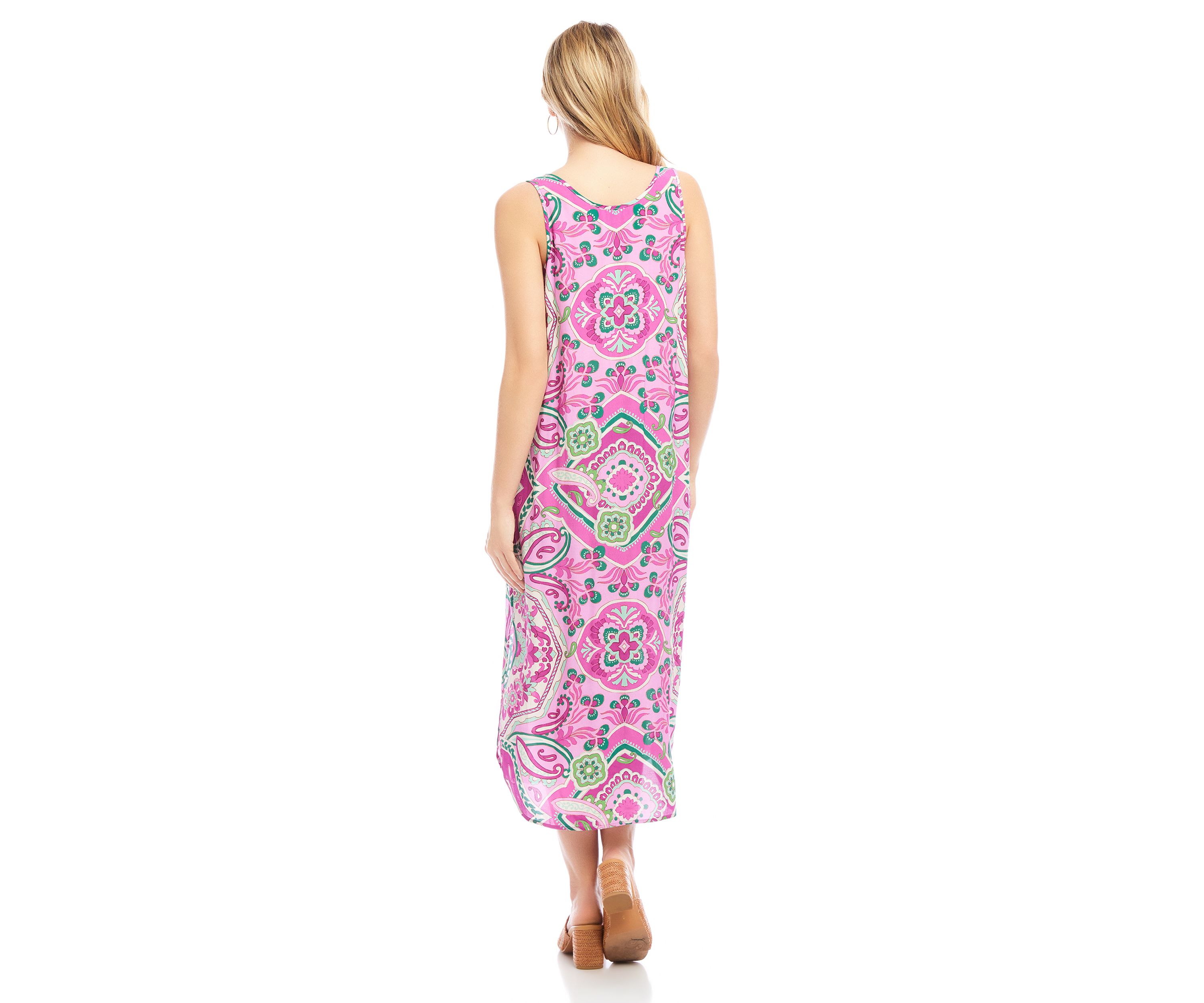 Womens Side Slit Tank Dress
