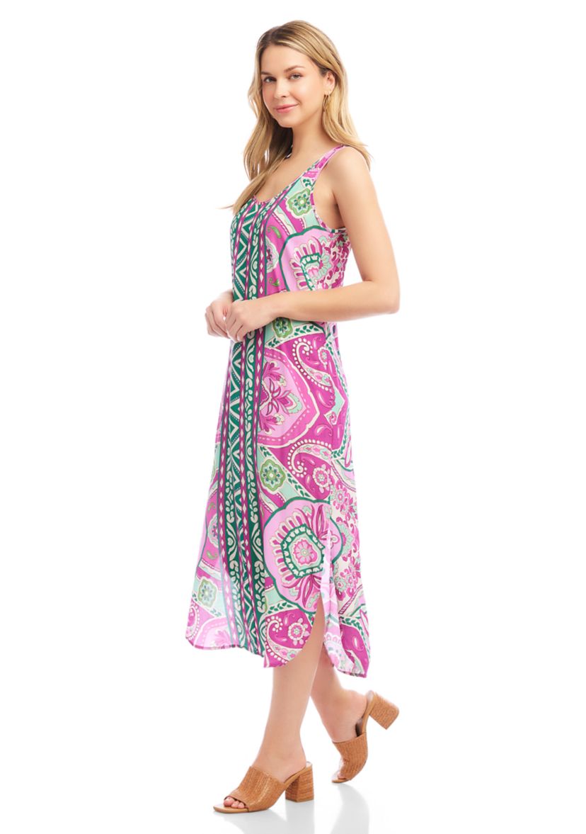 Womens Side Slit Tank Dress
