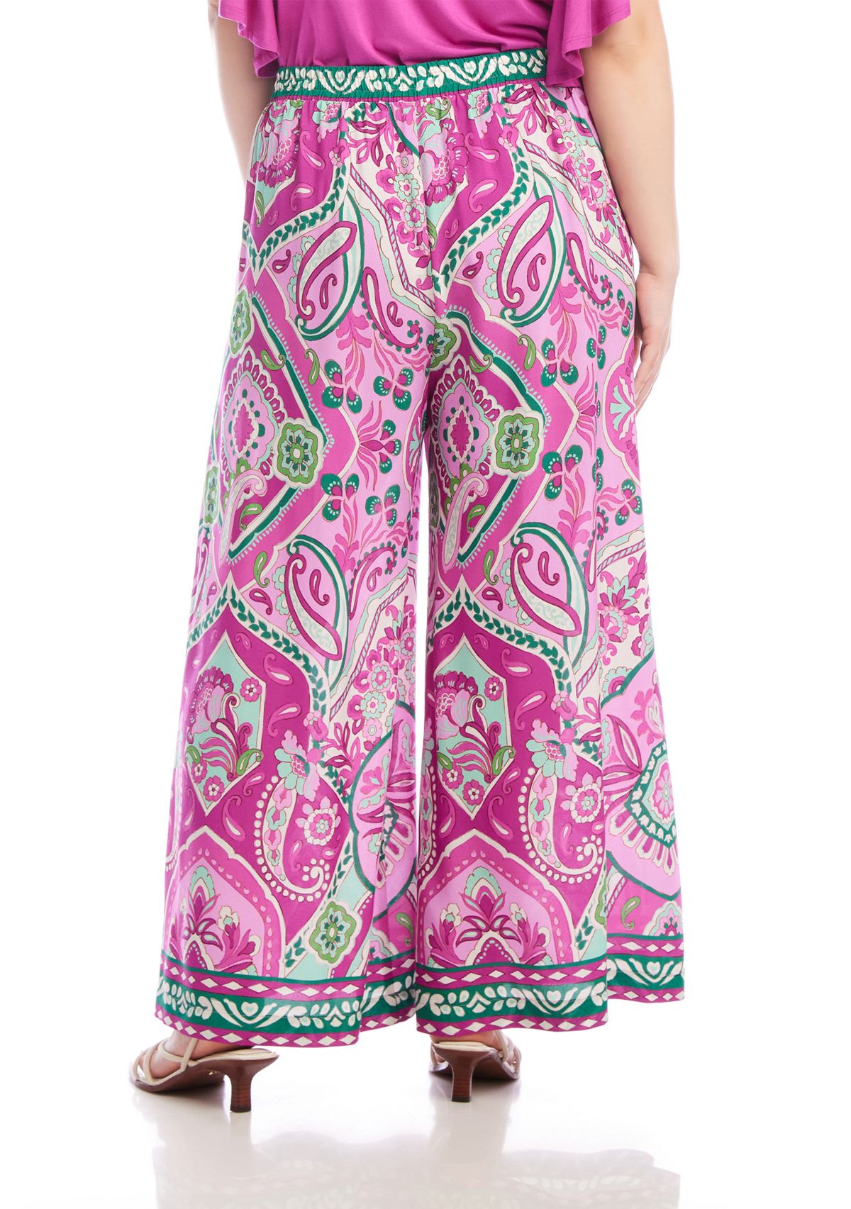 Plus Size Wide Leg Pants
