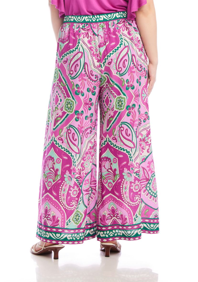 Plus Size Wide Leg Pants