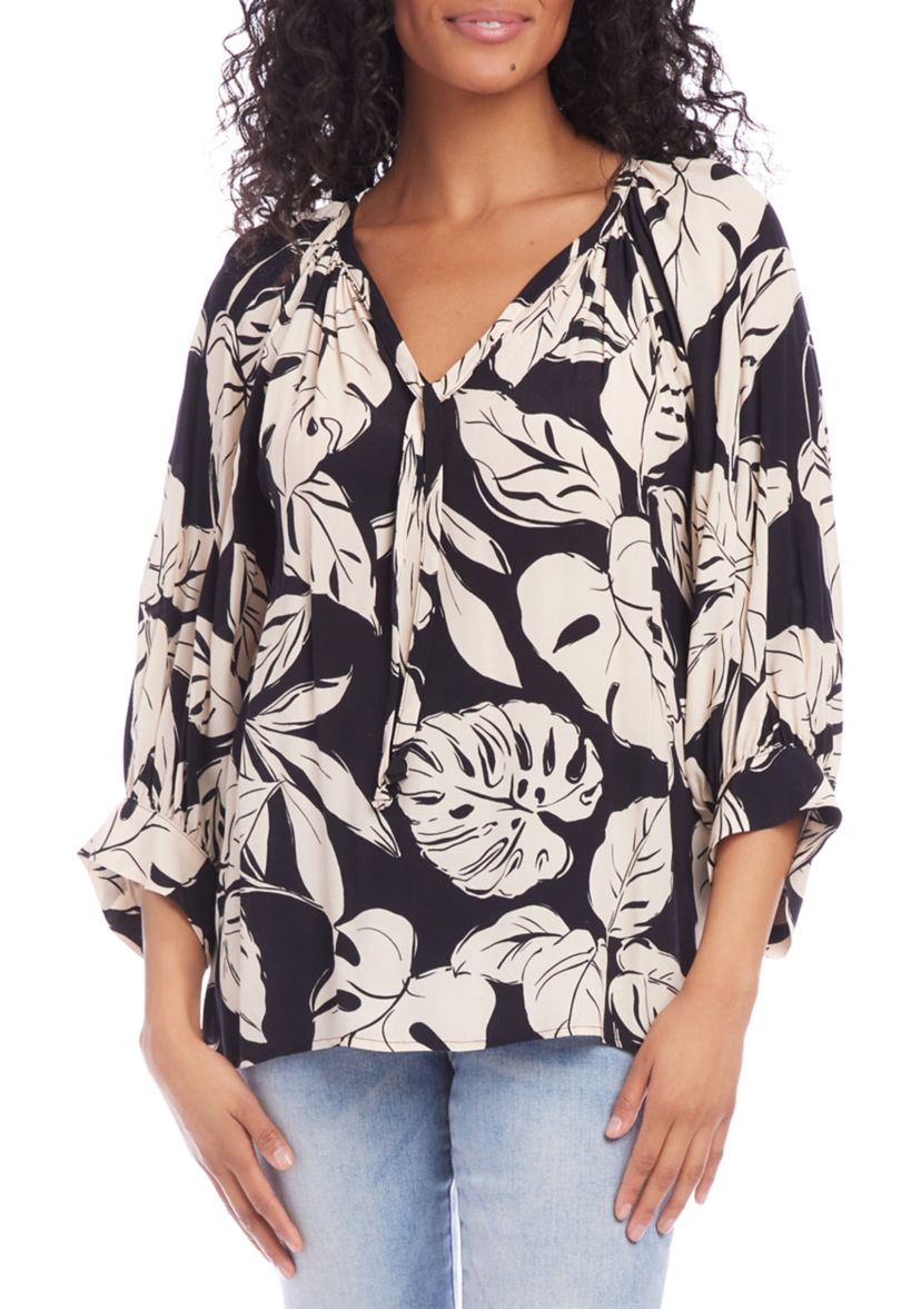 Womens Blouson Sleeve Top