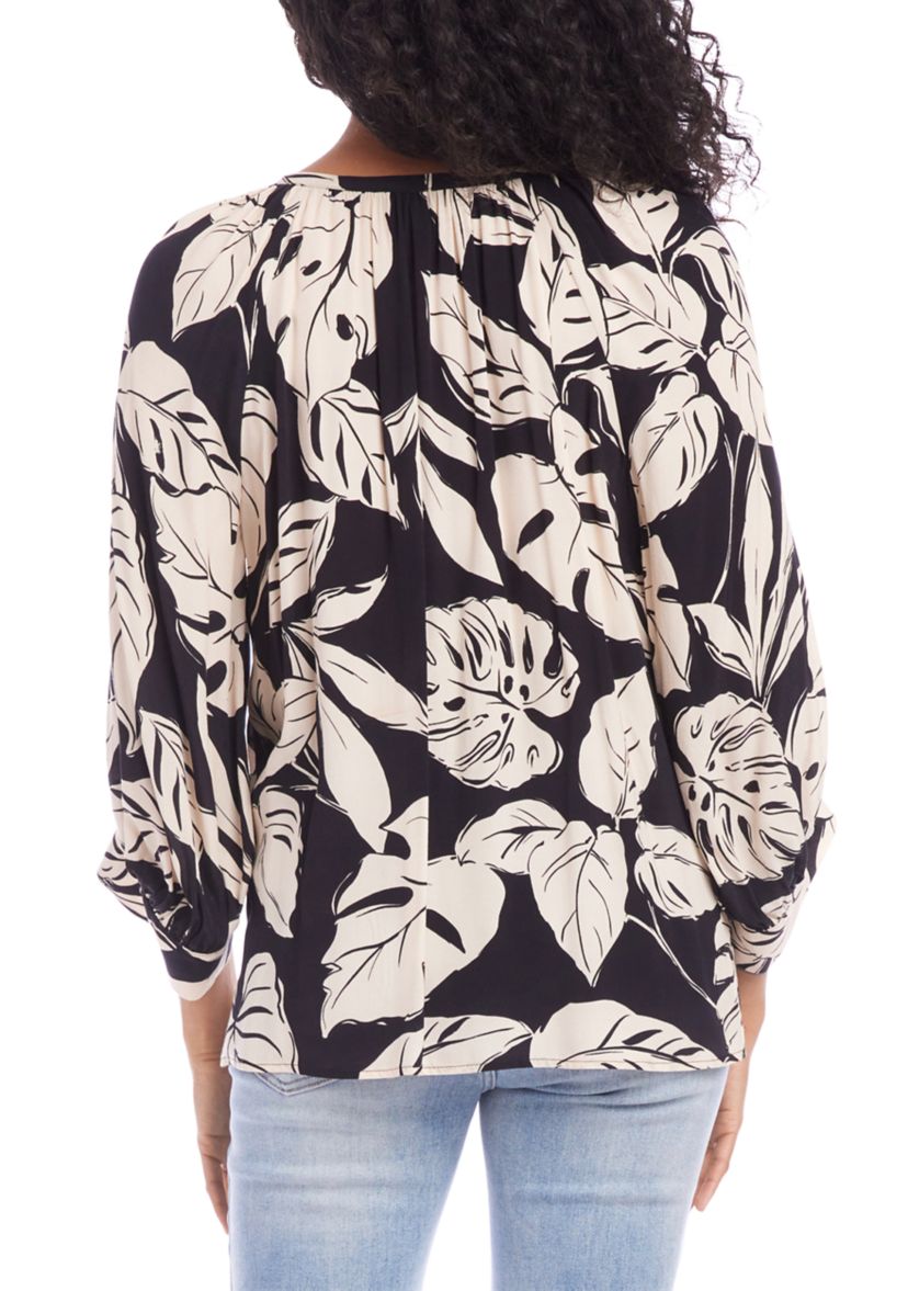 Womens Blouson Sleeve Top