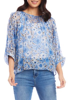 Women's Blouson Sleeve Top