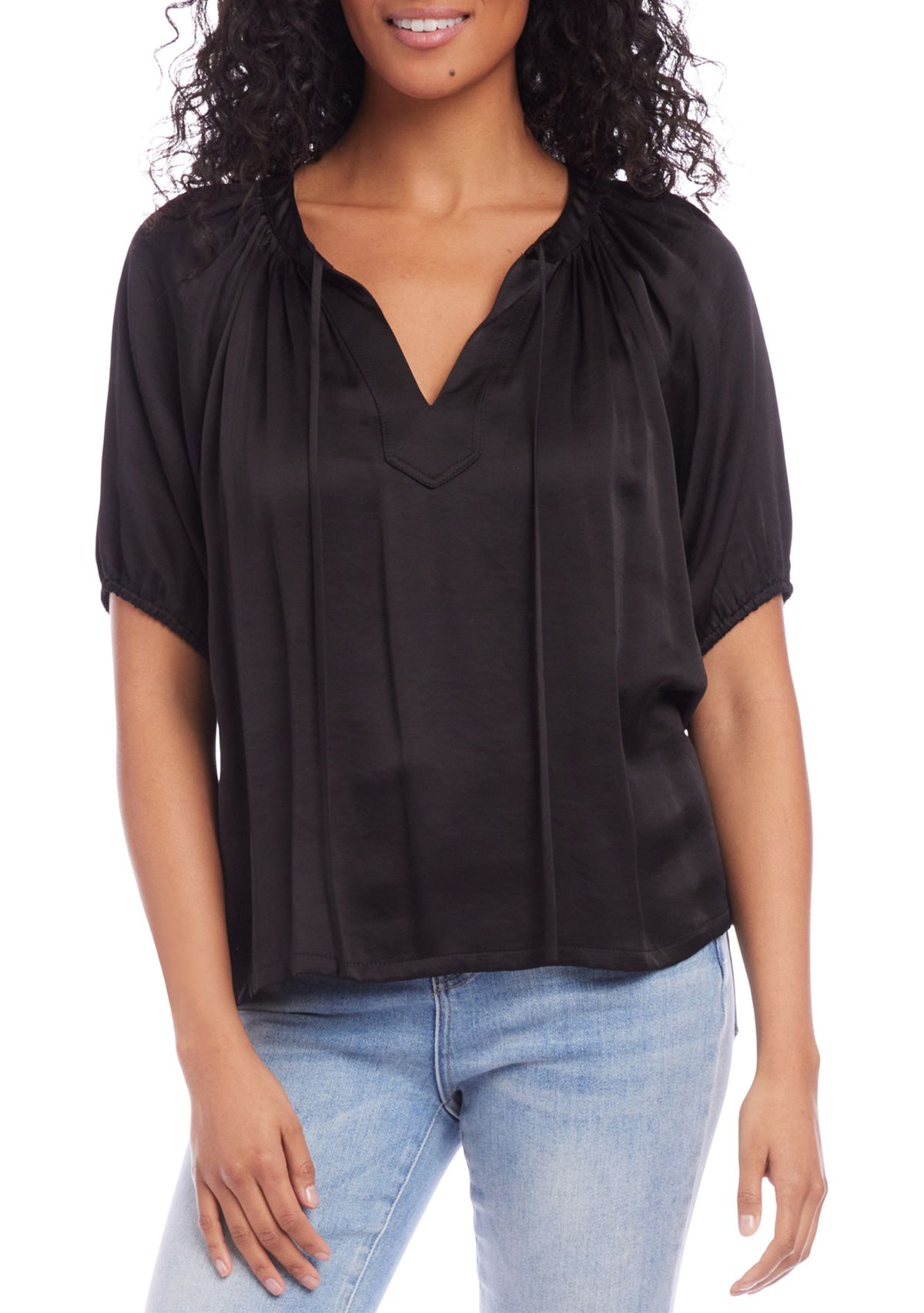 Womens Peasant Top