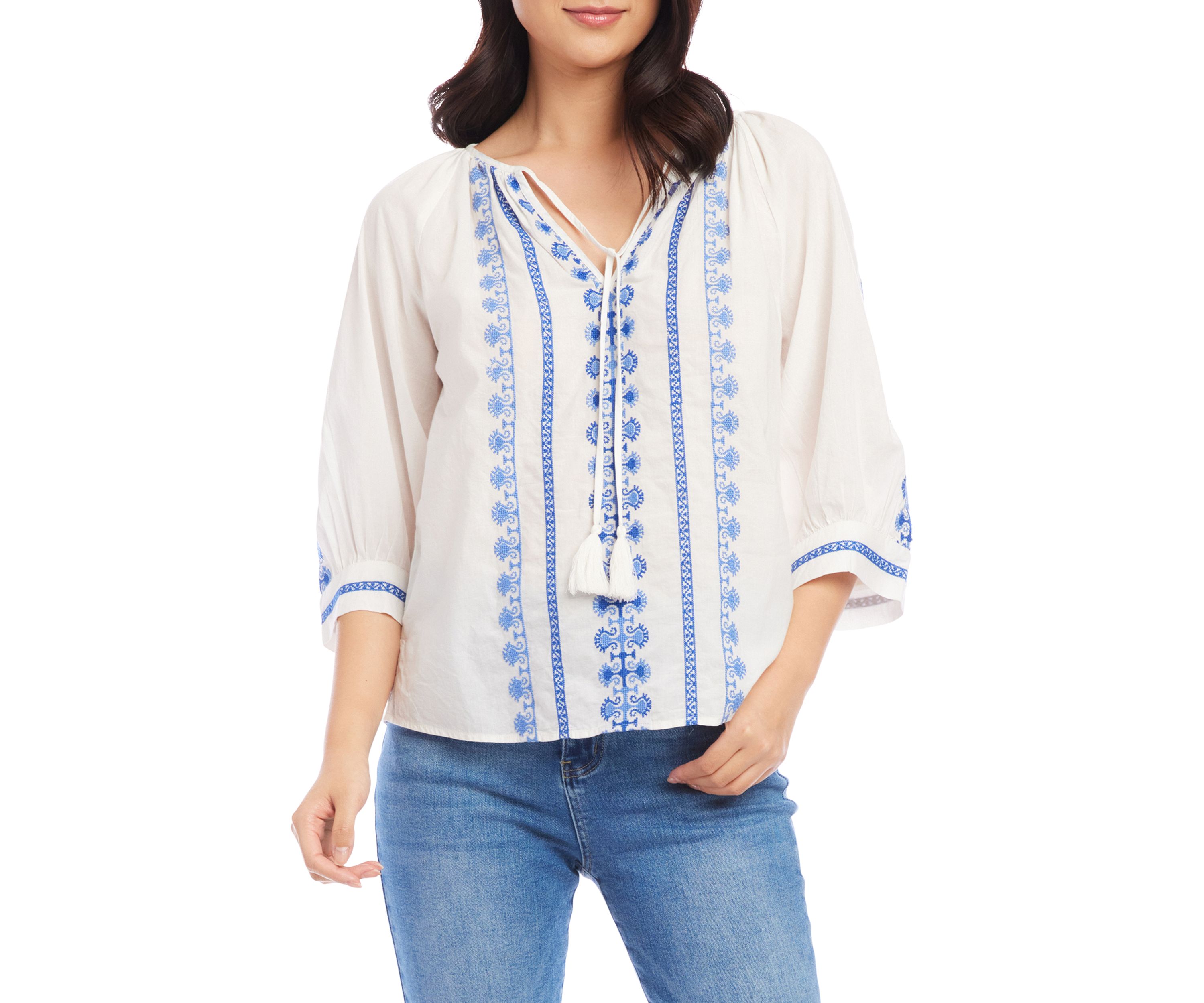 Womens Embroidered Top