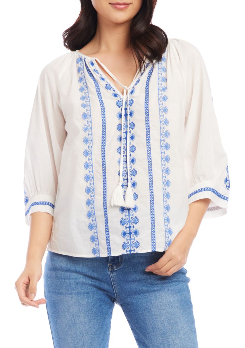 Womens Embroidered Top