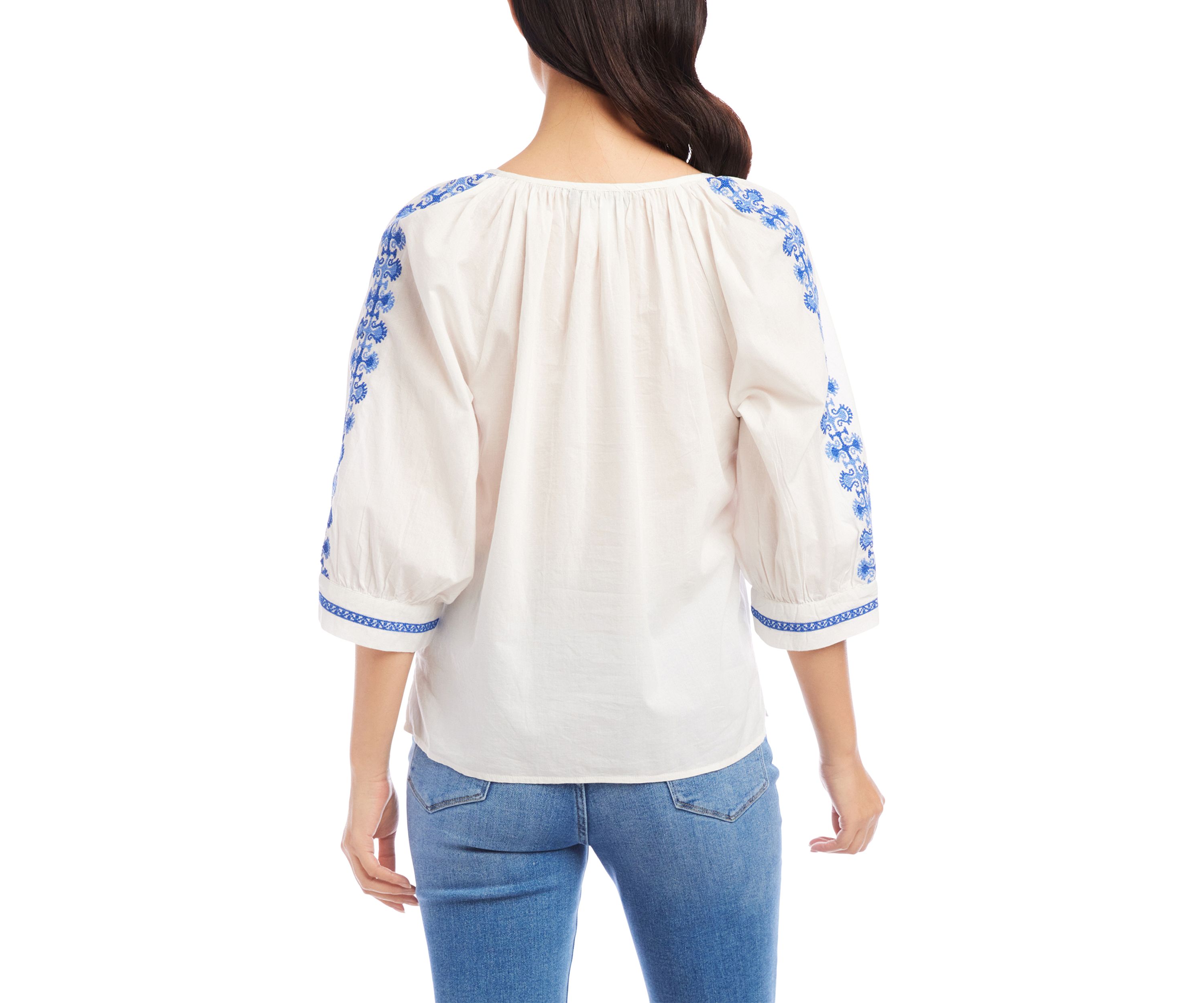 Womens Embroidered Top