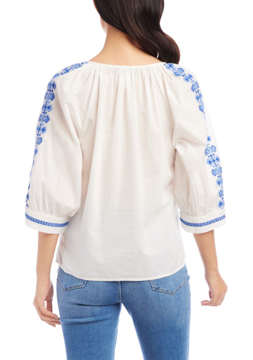 Womens Embroidered Top