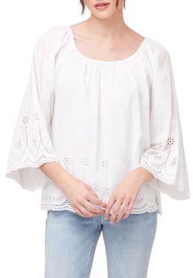 Women's Flutter Sleeve Top