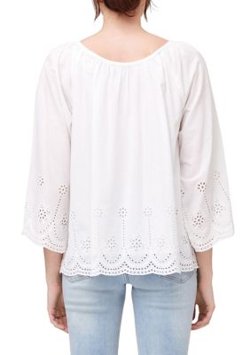 Women's Flutter Sleeve Top