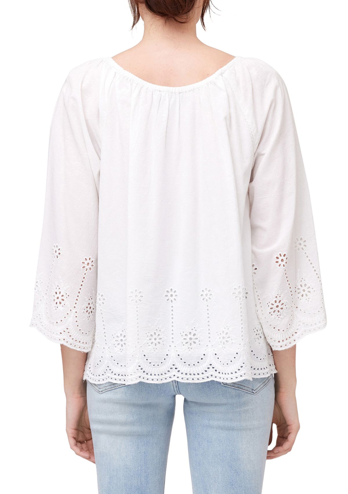 Womens Flutter Sleeve Top