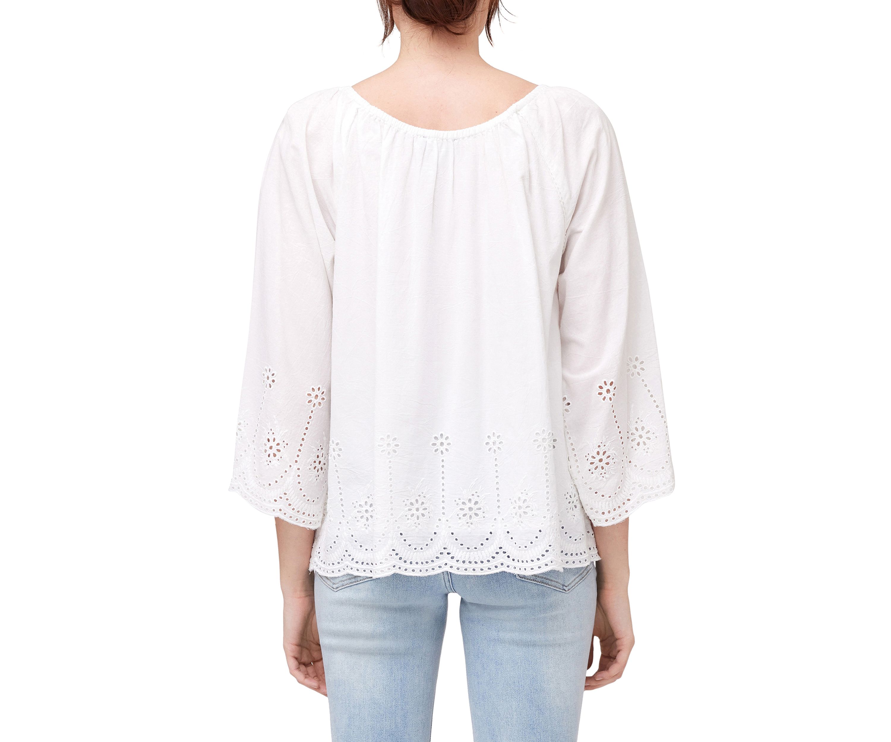 Womens Flutter Sleeve Top