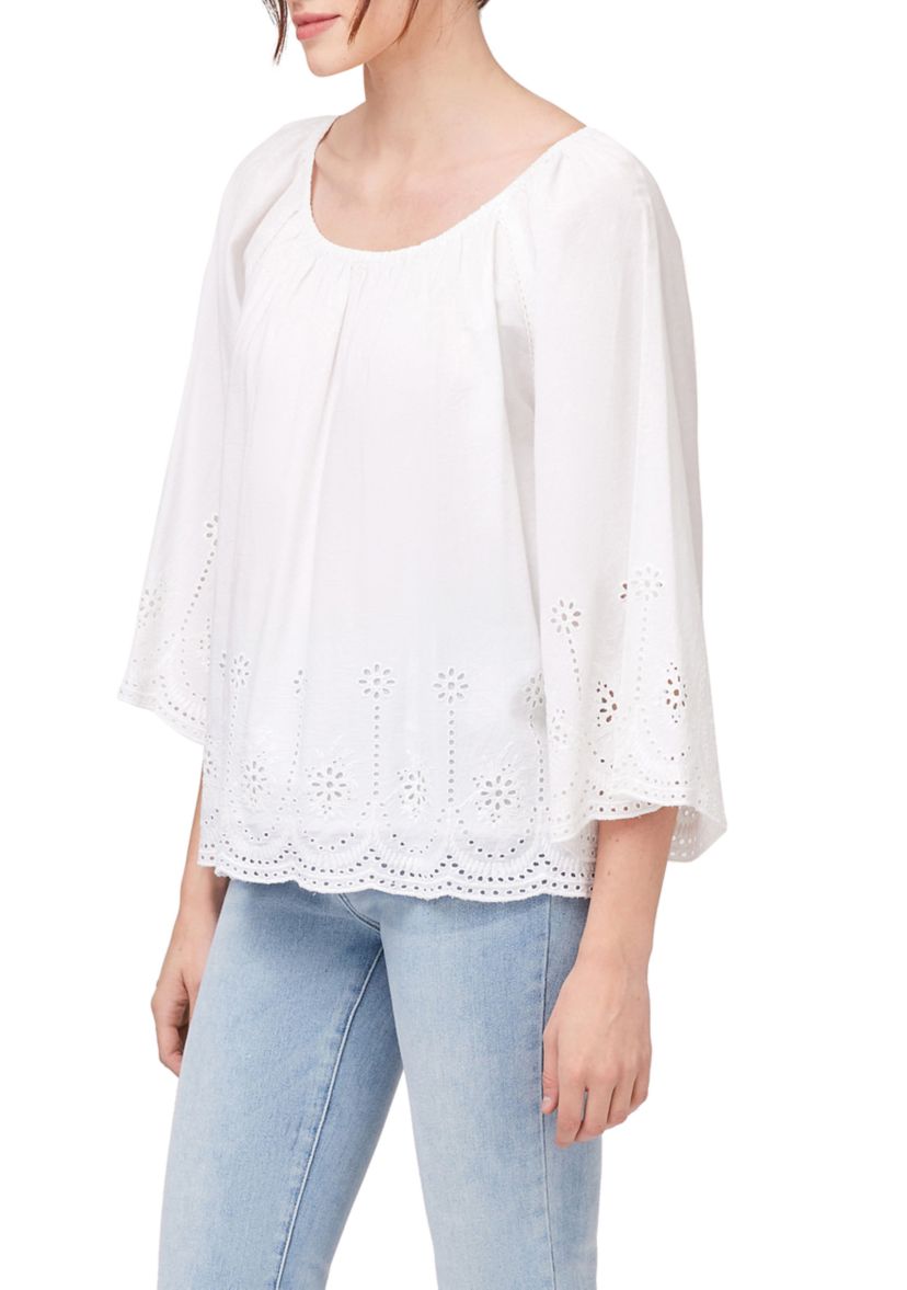 Womens Flutter Sleeve Top