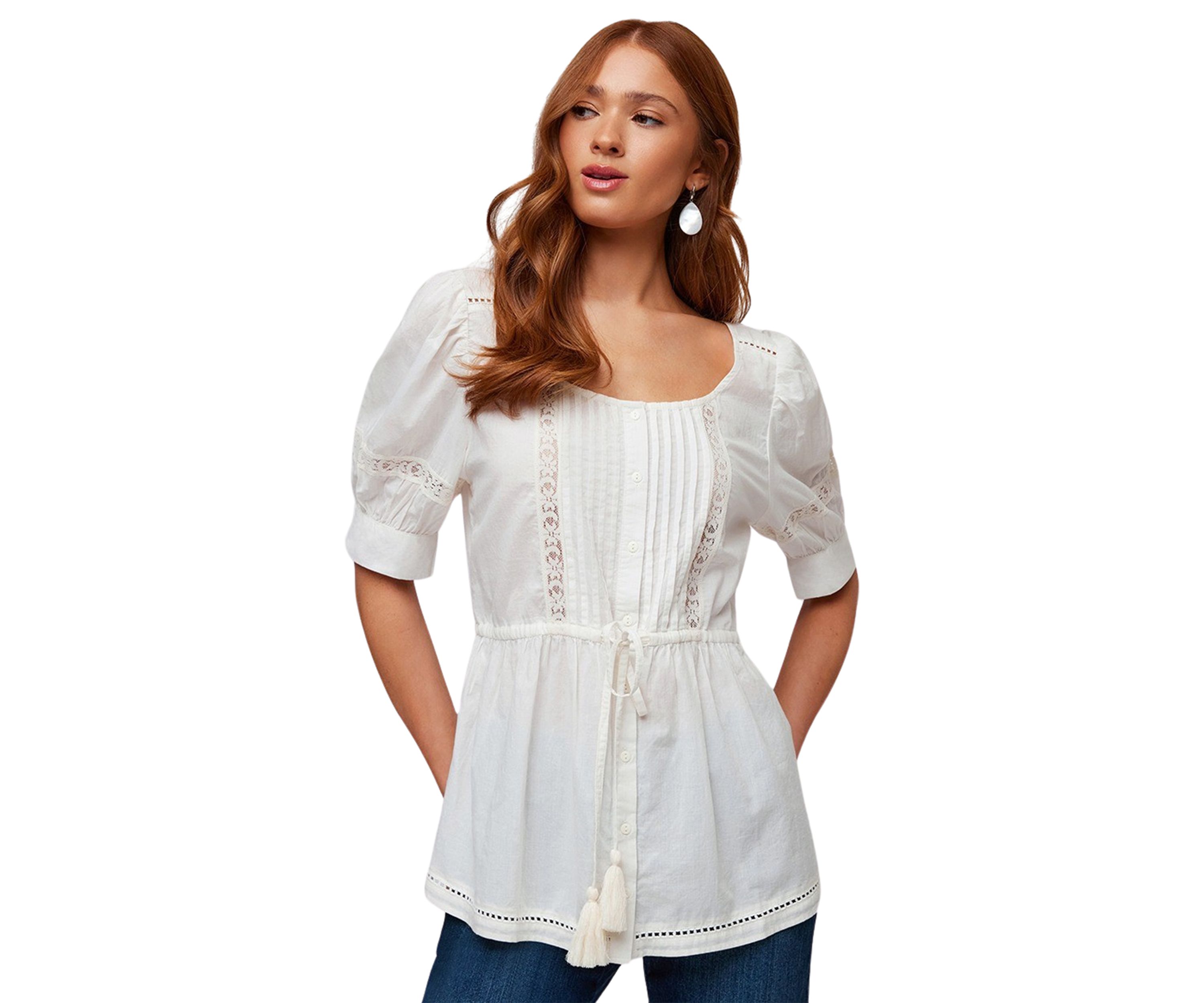 Lace Inset Tunic