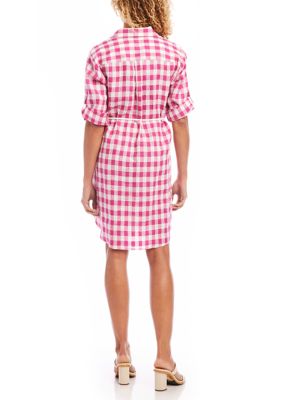 Women's Check Shirtdress