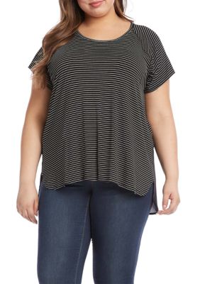 plus size stripe shirt