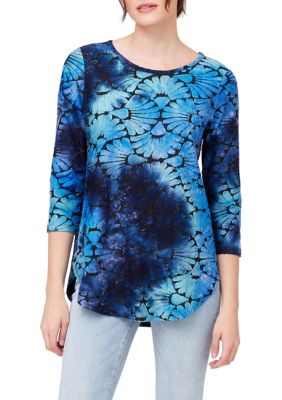 Karen Kane Women's 3/4 Sleeve Shirttail Top | belk