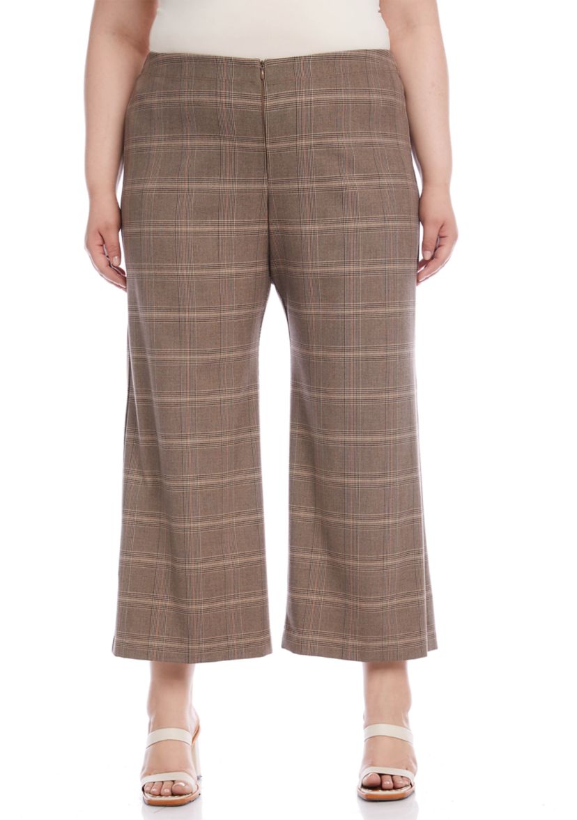 Plus Size Cropped Pants