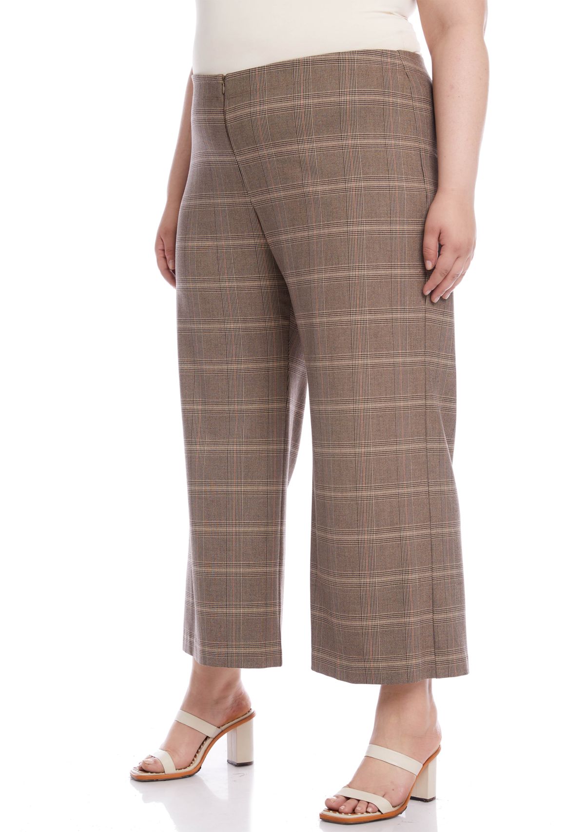 Plus Size Cropped Pants