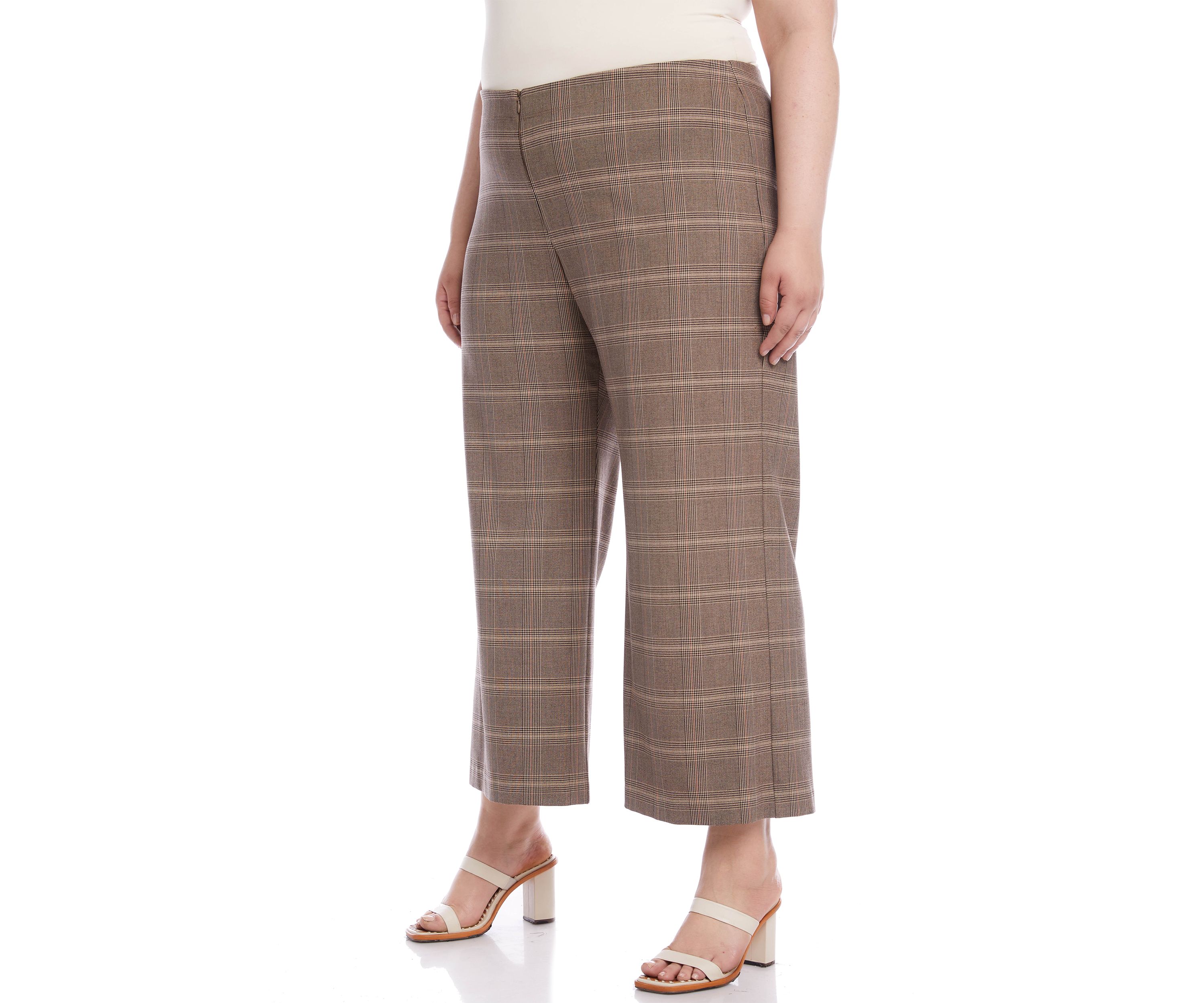 Plus Size Cropped Pants