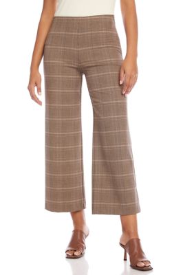 Women's Karen Kane Brown Faux Suede Pants Style L72587 Size L Large