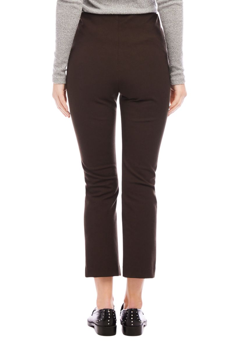 Womens Cropped Pintuck Pants