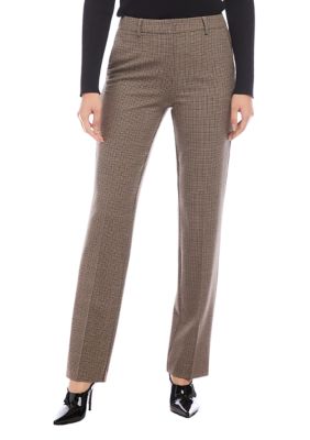 Karen Kane Women's Plaid Trouser Pants