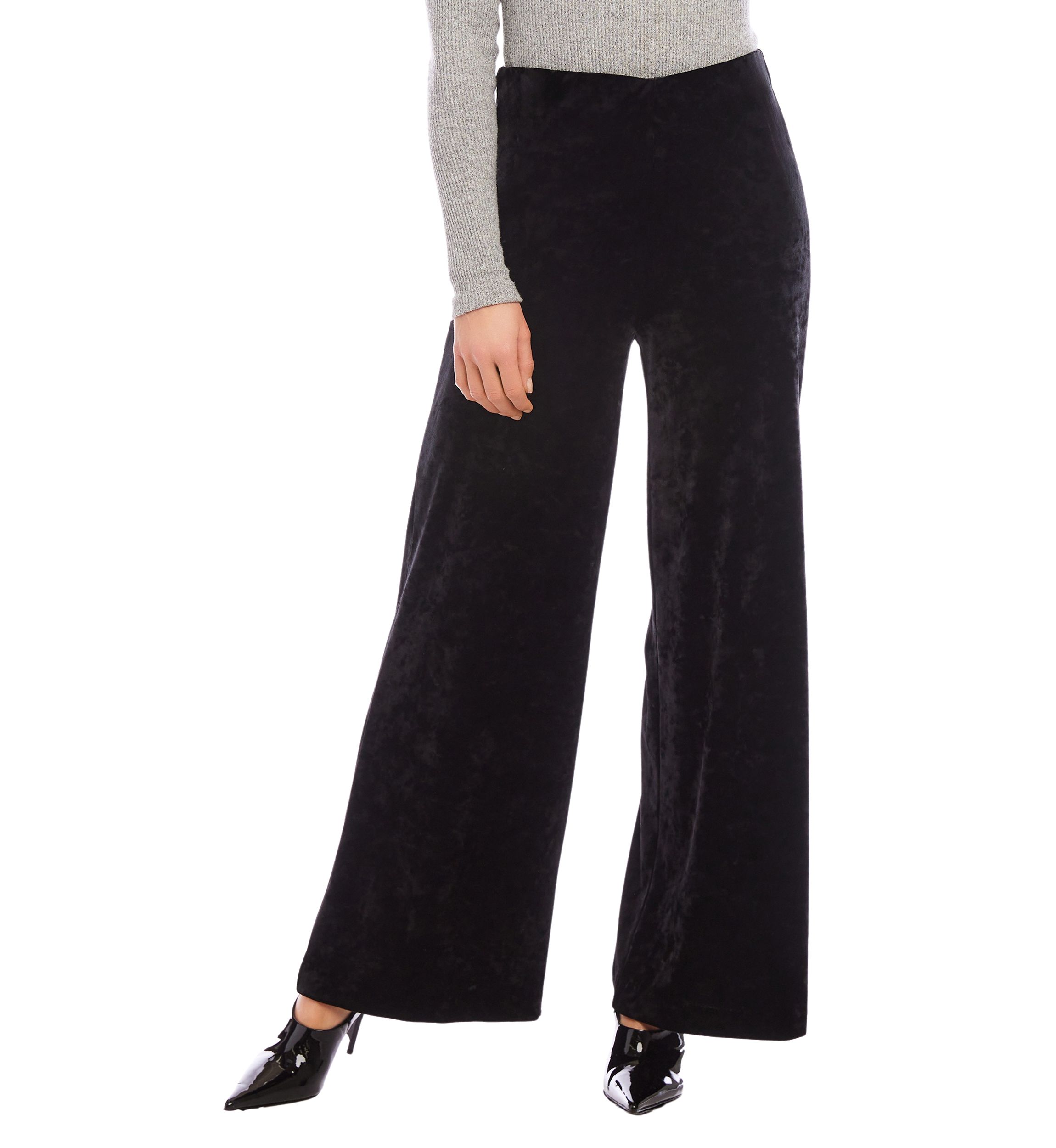 Petite Crushed Velvet Pants