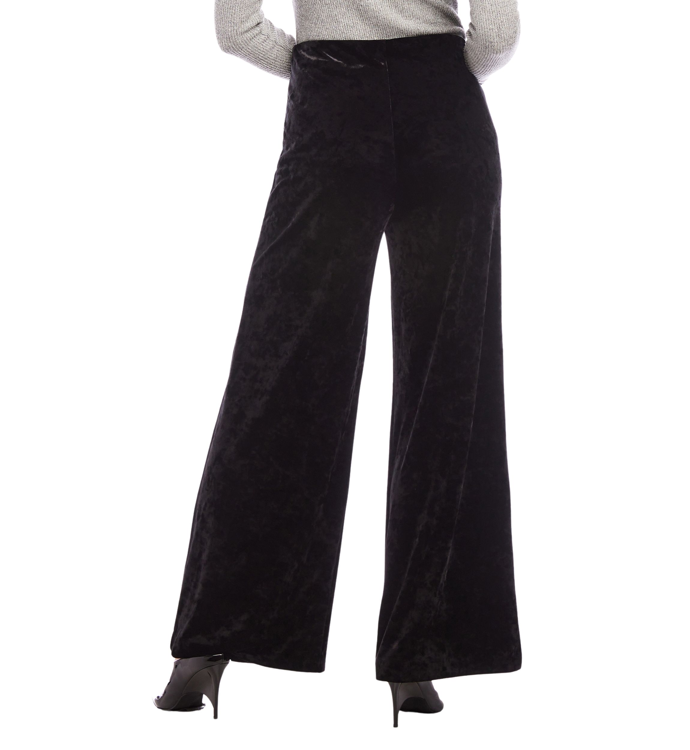 Petite Crushed Velvet Pants