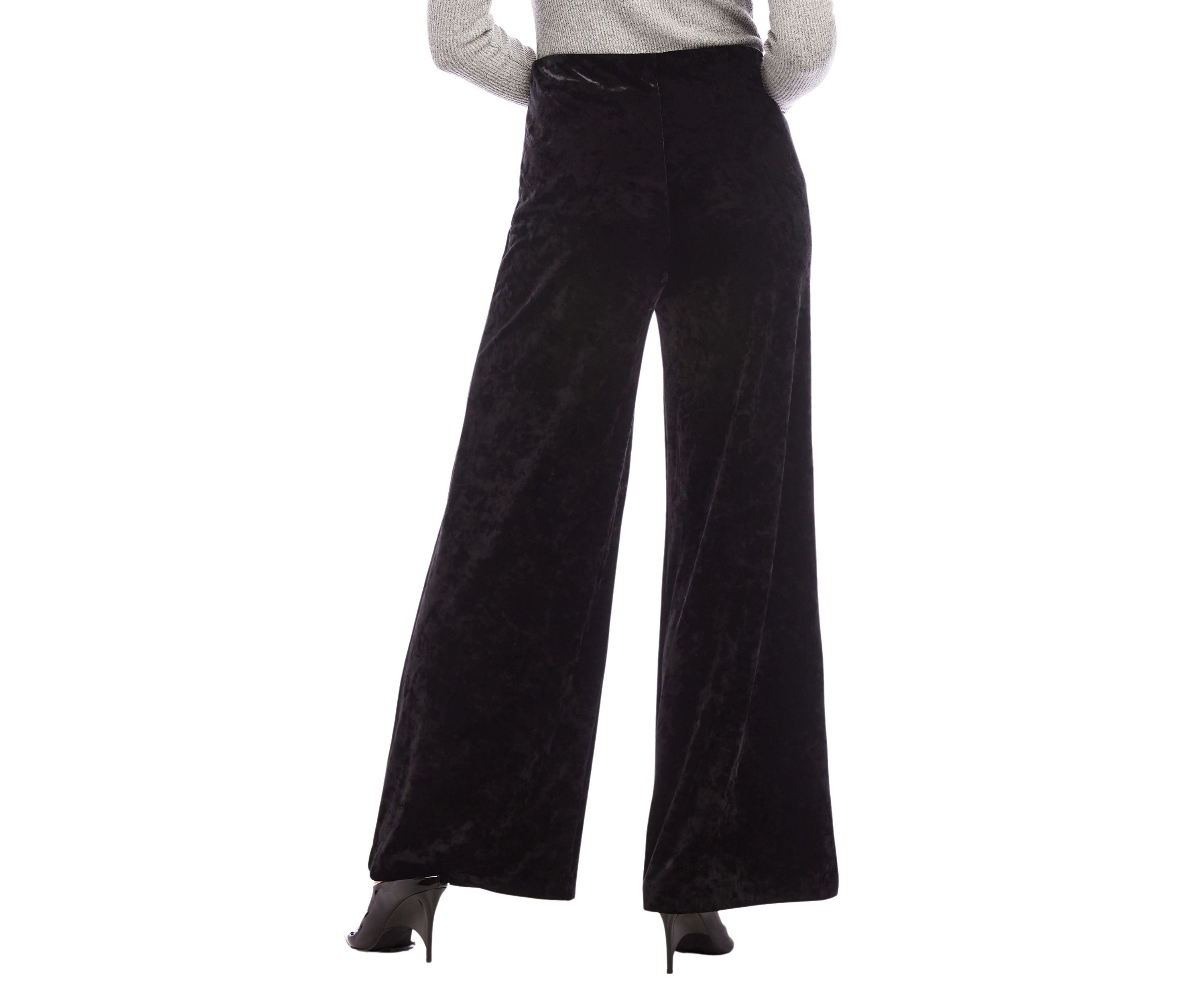 Petite Crushed Velvet Pants
