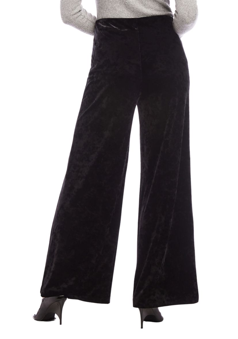 Petite Crushed Velvet Pants