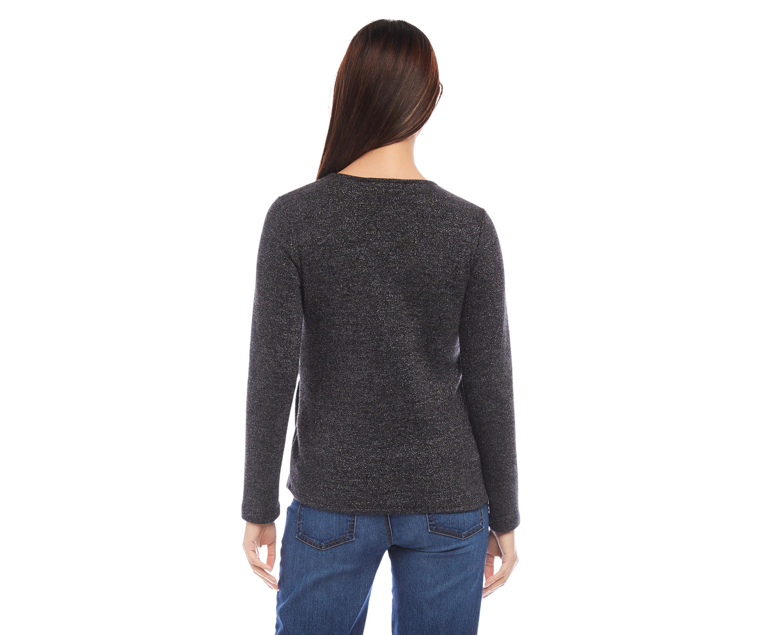 Side Tie Metallic Top