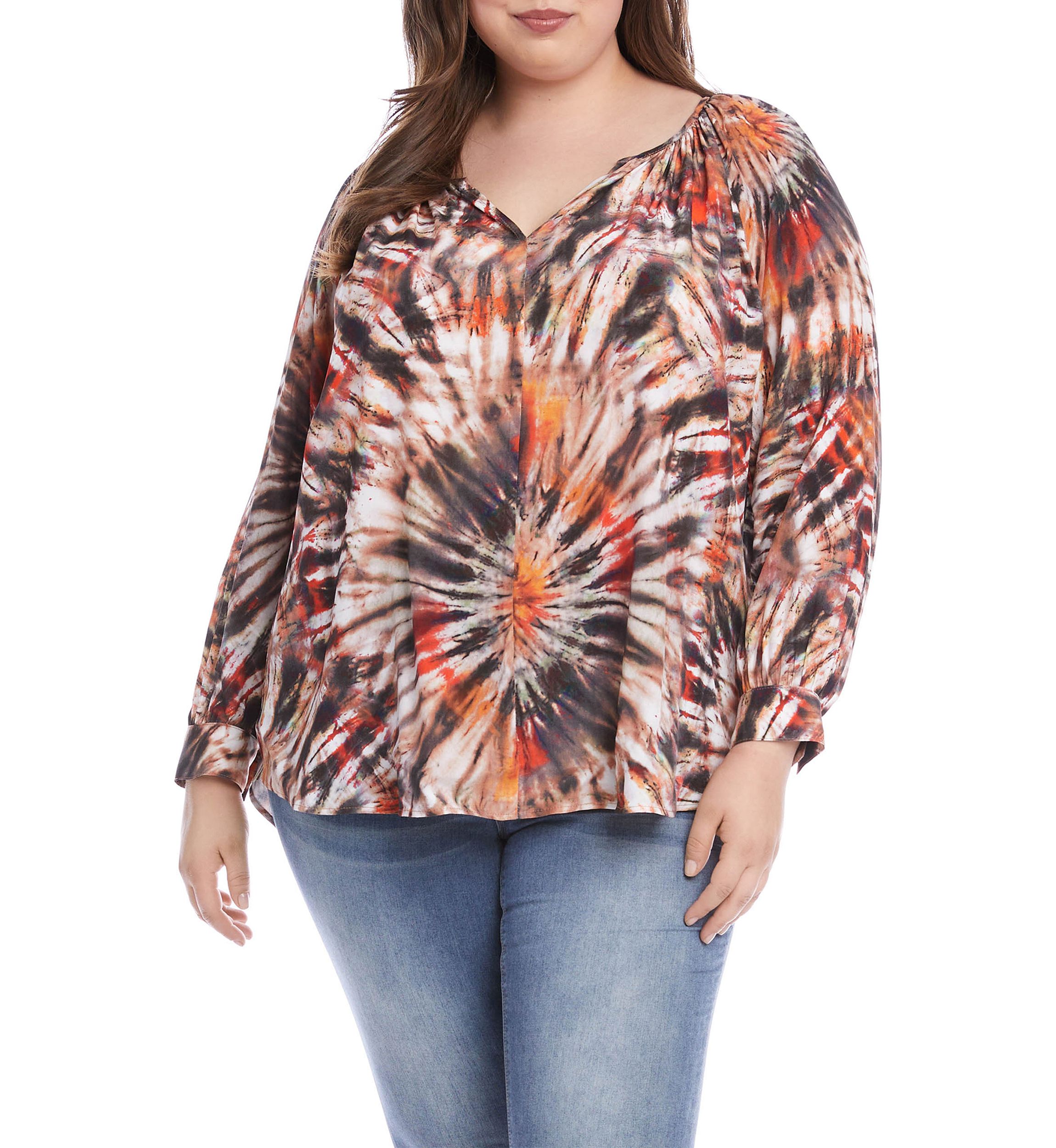 Plus Size Peasant Top