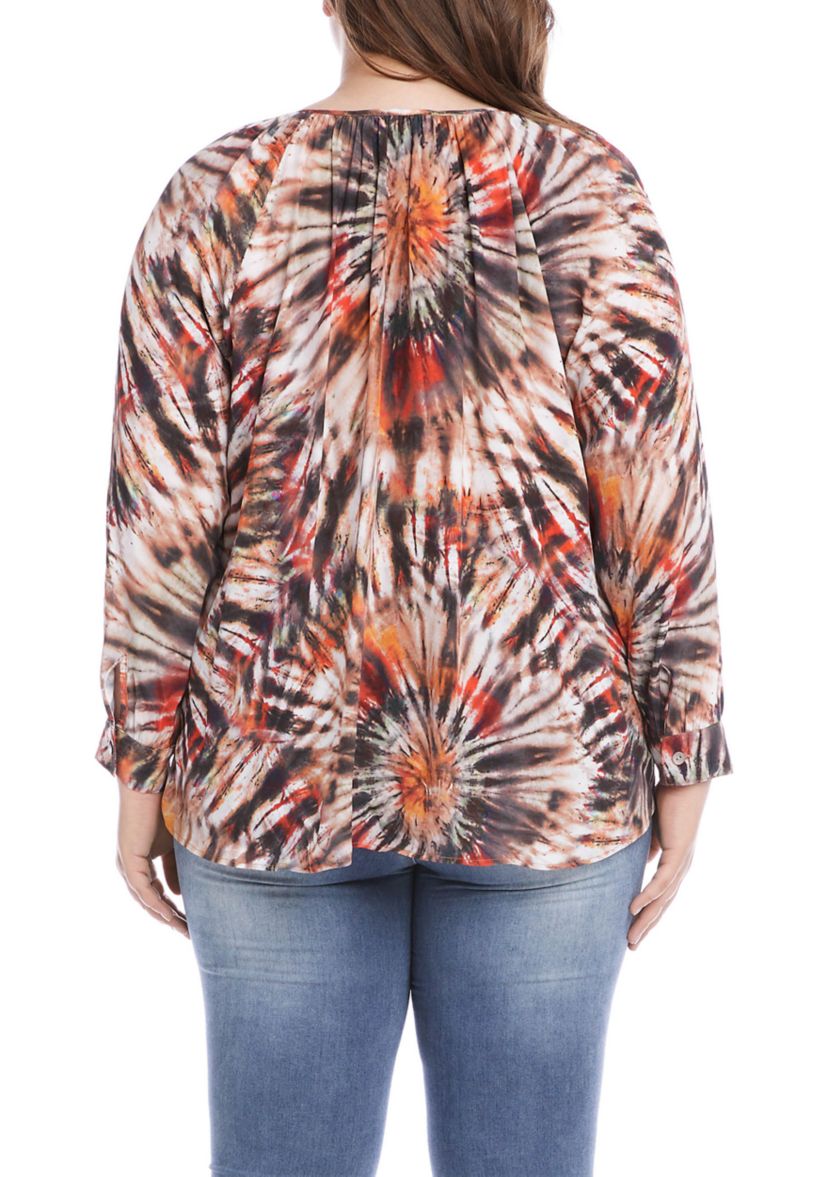 Plus Size Peasant Top