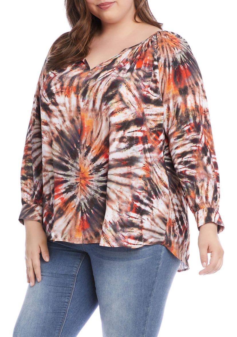 Plus Size Peasant Top