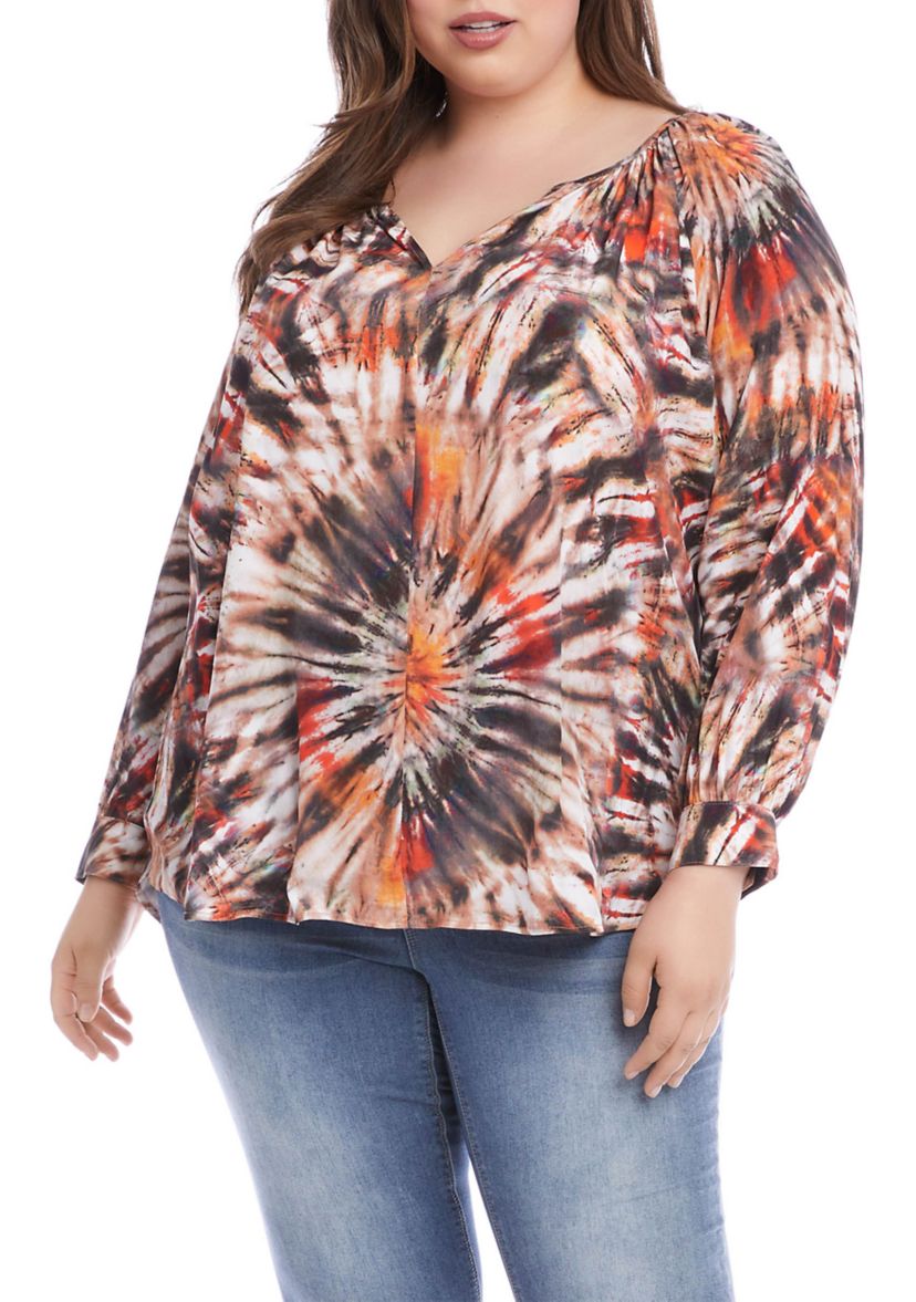 Plus Size Peasant Top