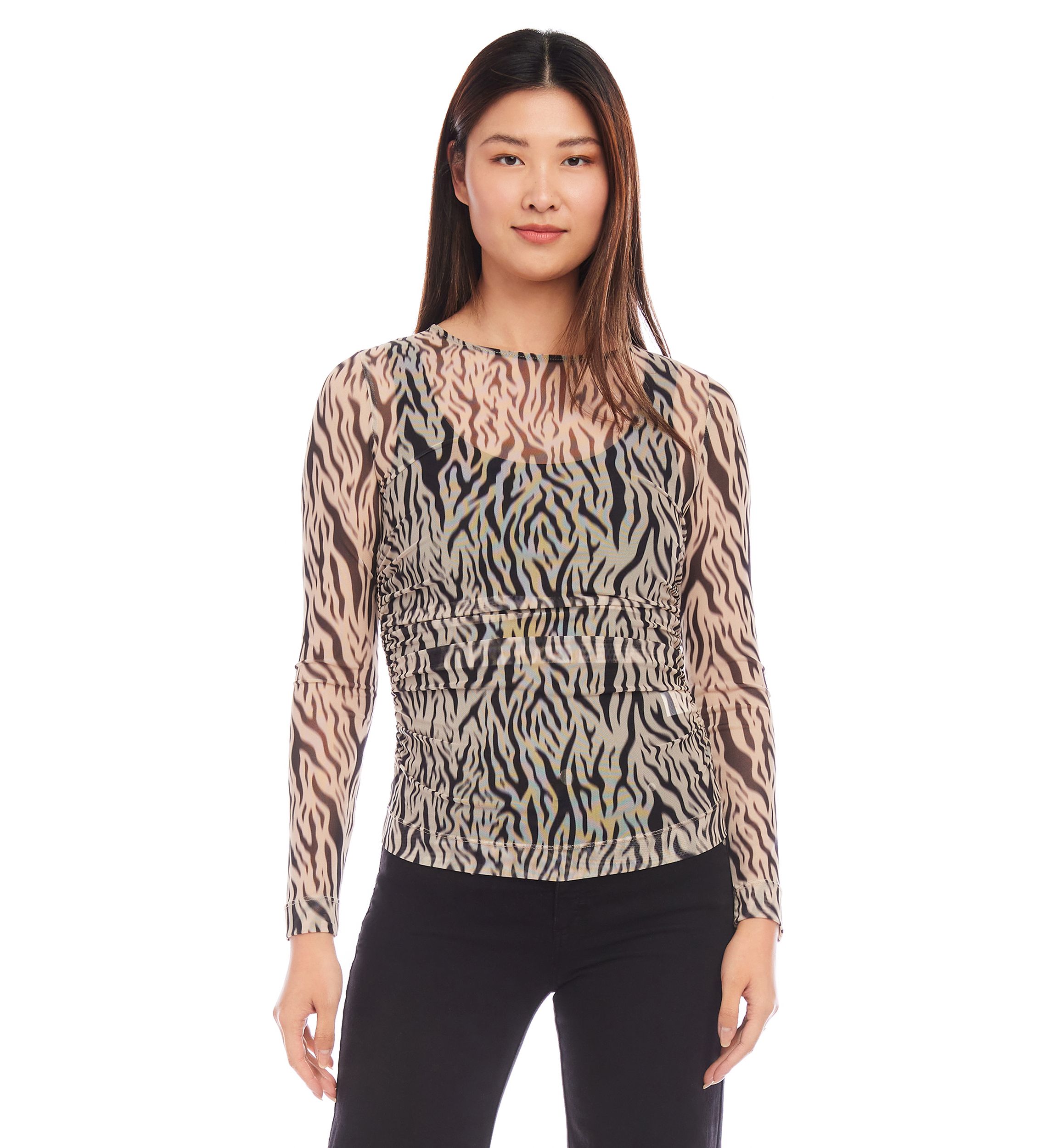 Womens Side Shirred Top