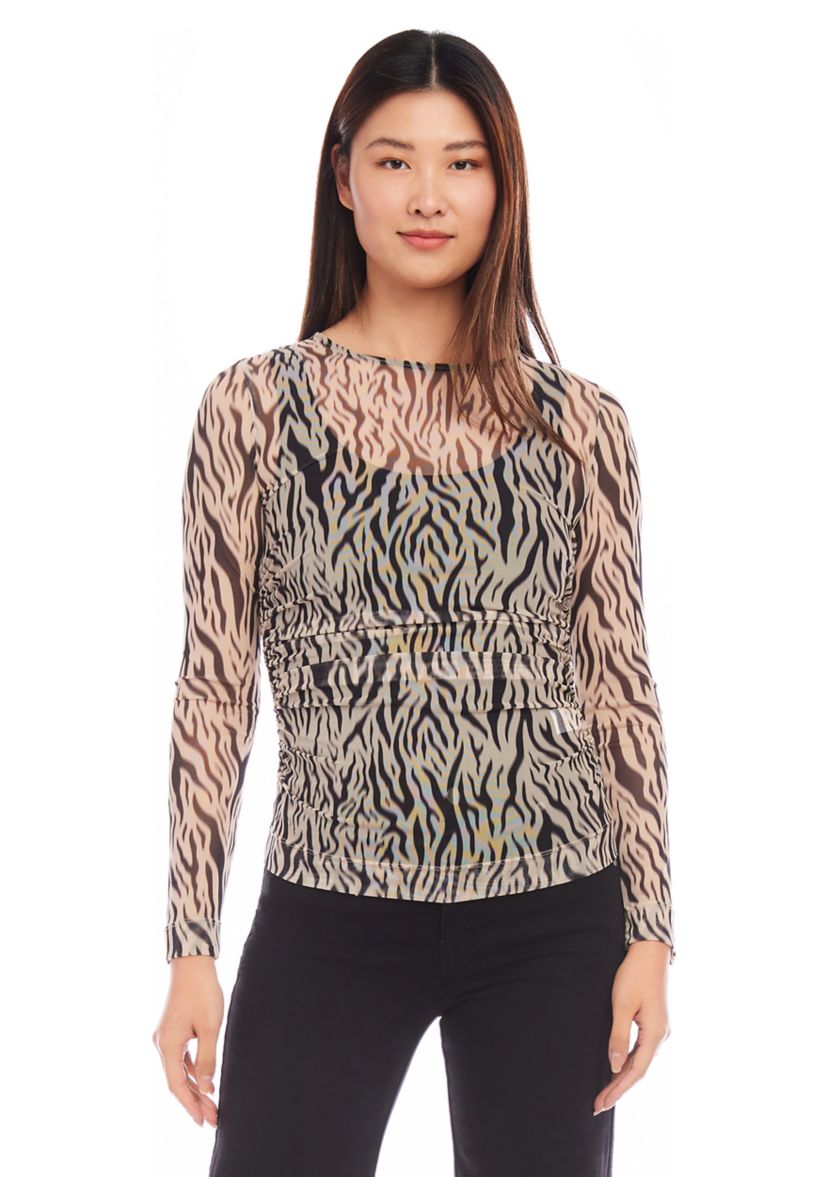 Womens Side Shirred Top