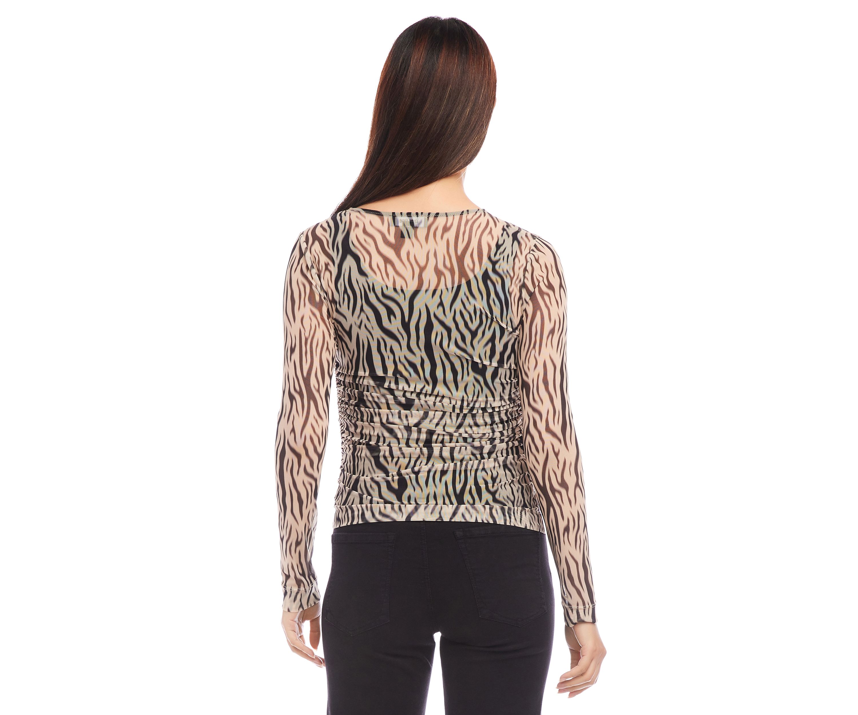Womens Side Shirred Top