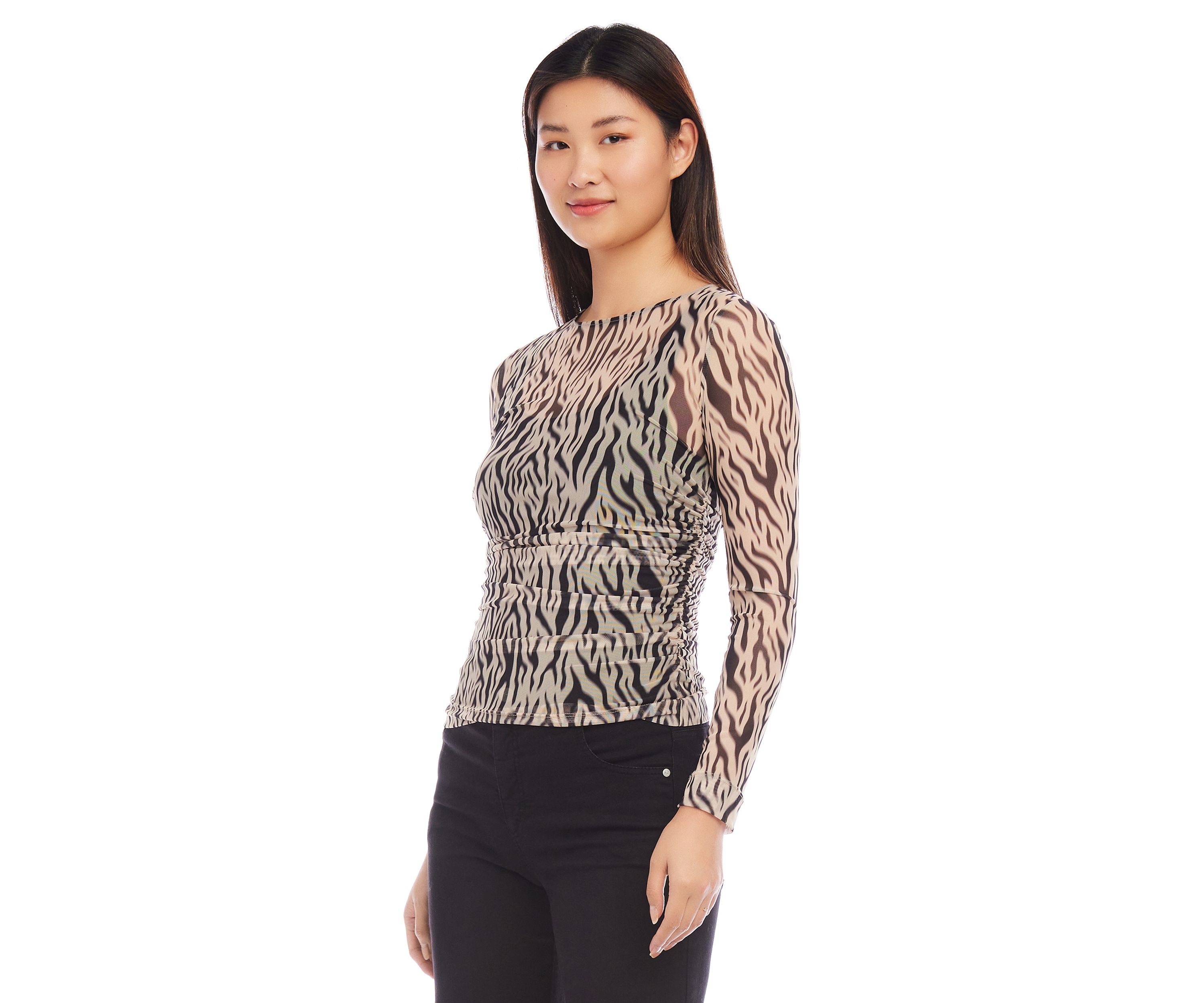 Womens Side Shirred Top