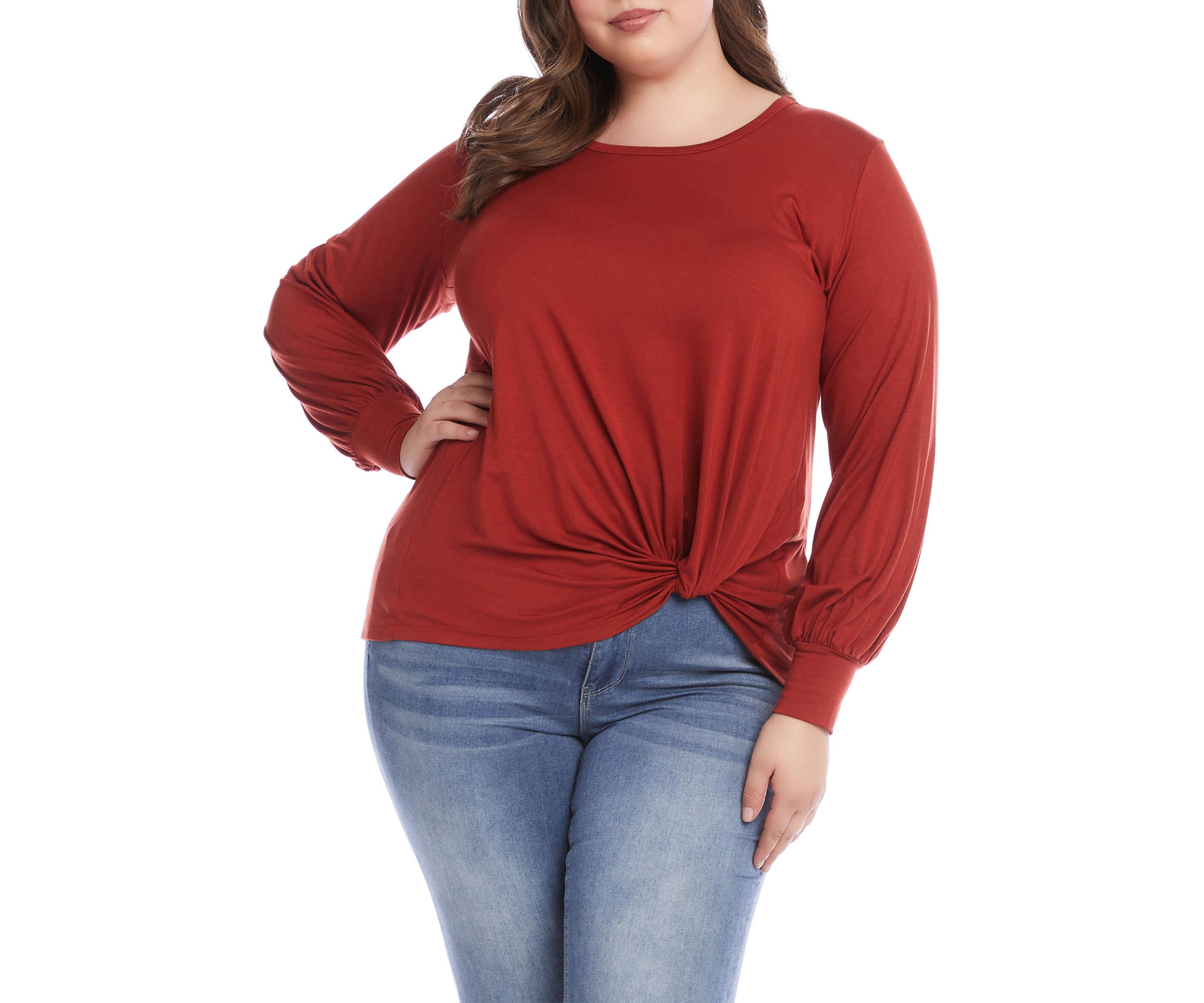 Plus Size Side Pick Up Top