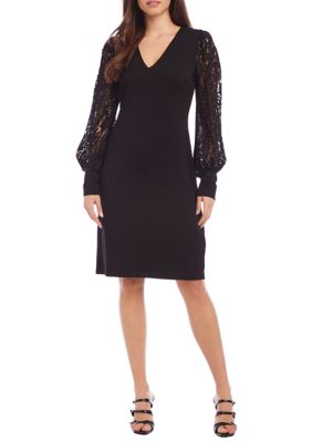 Women's Lace Sleeve Dress