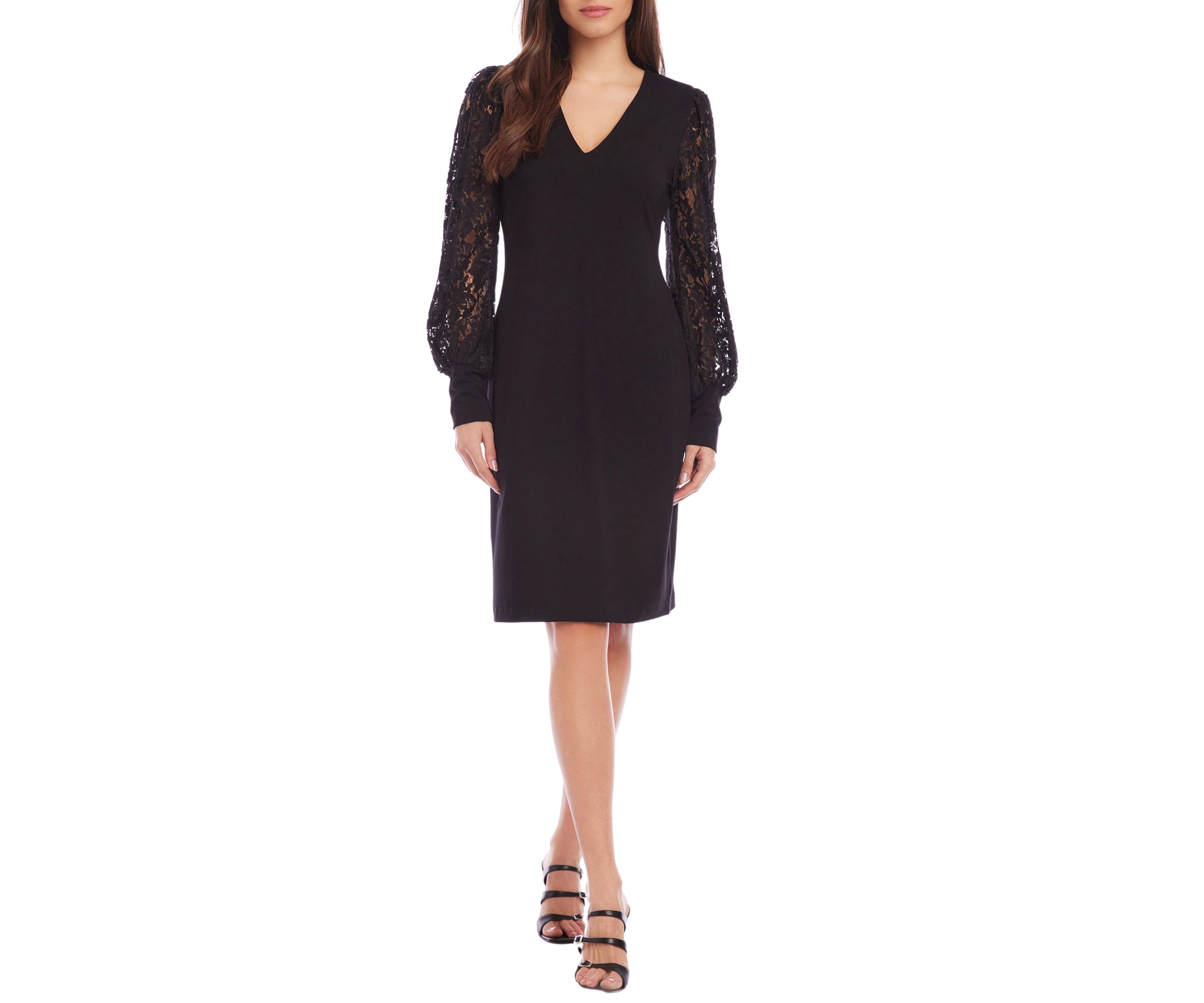Womens Lace Sleeve Dress