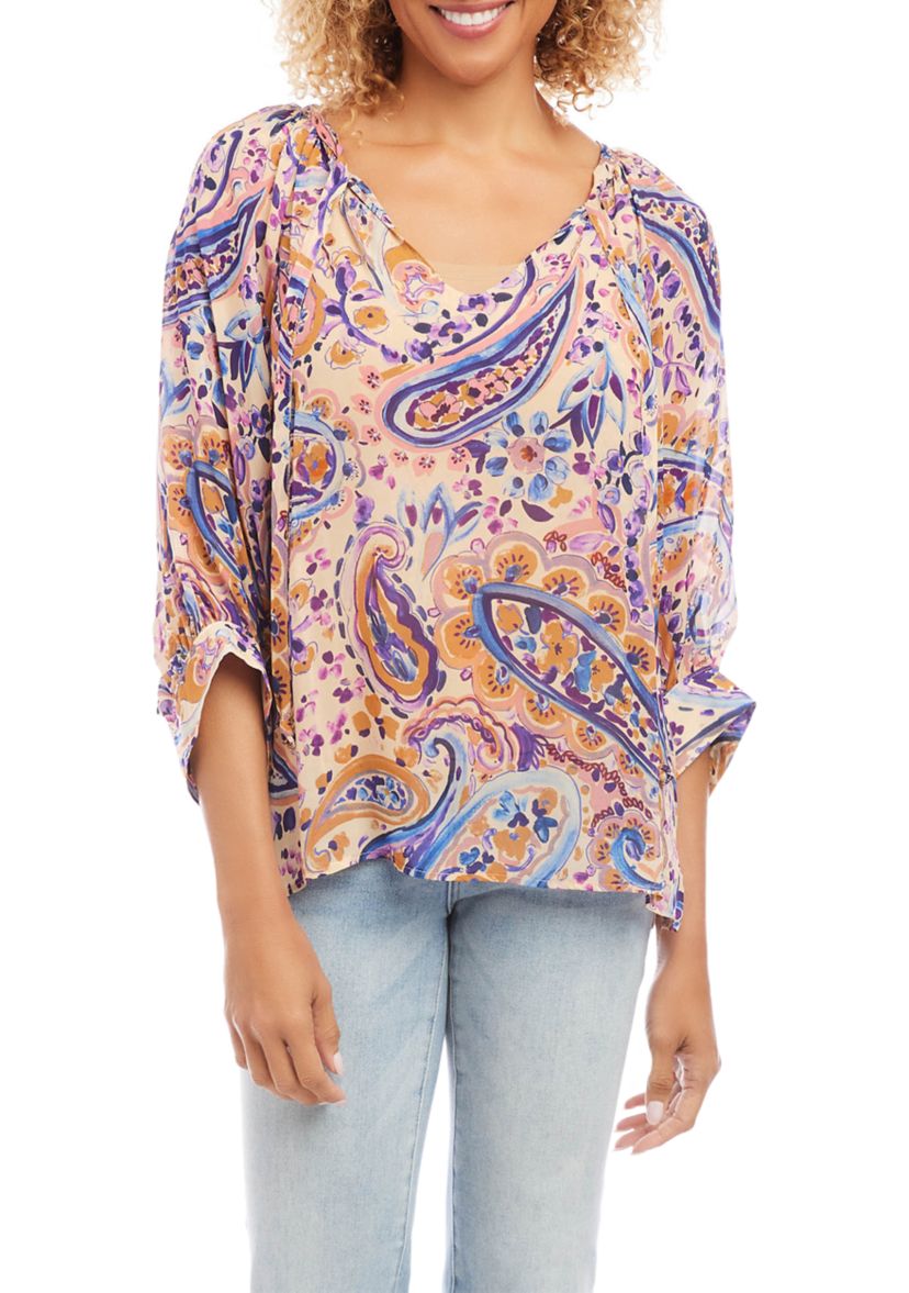 Womens Blouson Sleeve Top