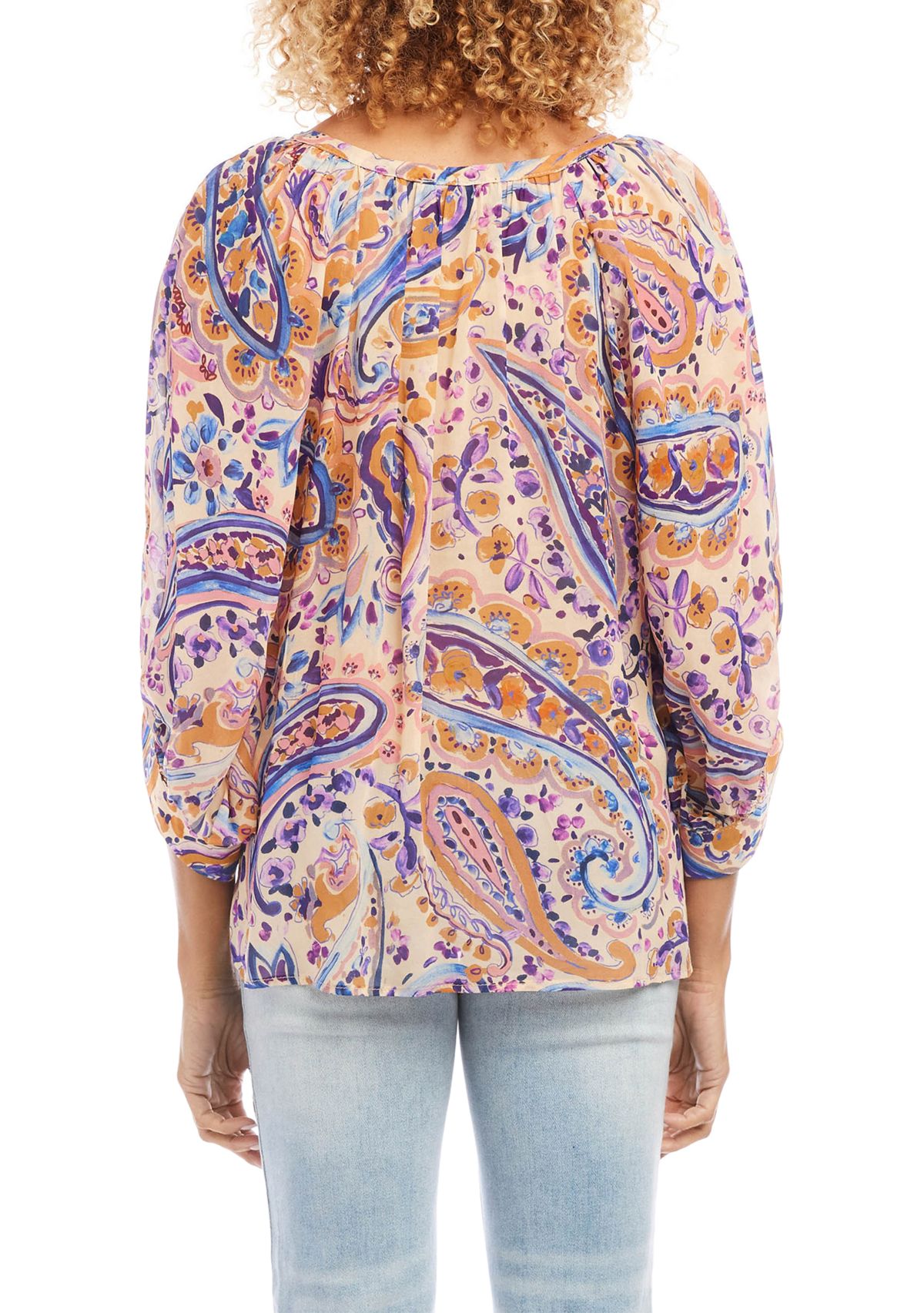 Womens Blouson Sleeve Top