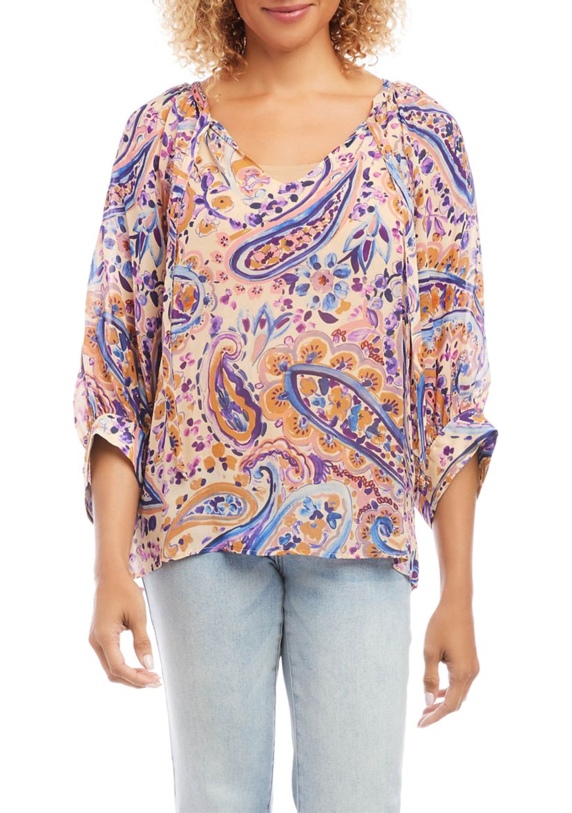 Womens Blouson Sleeve Top