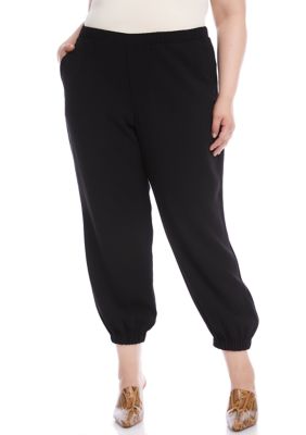 Karen Kane Wonder Knit Slim Straight Ankle Pants