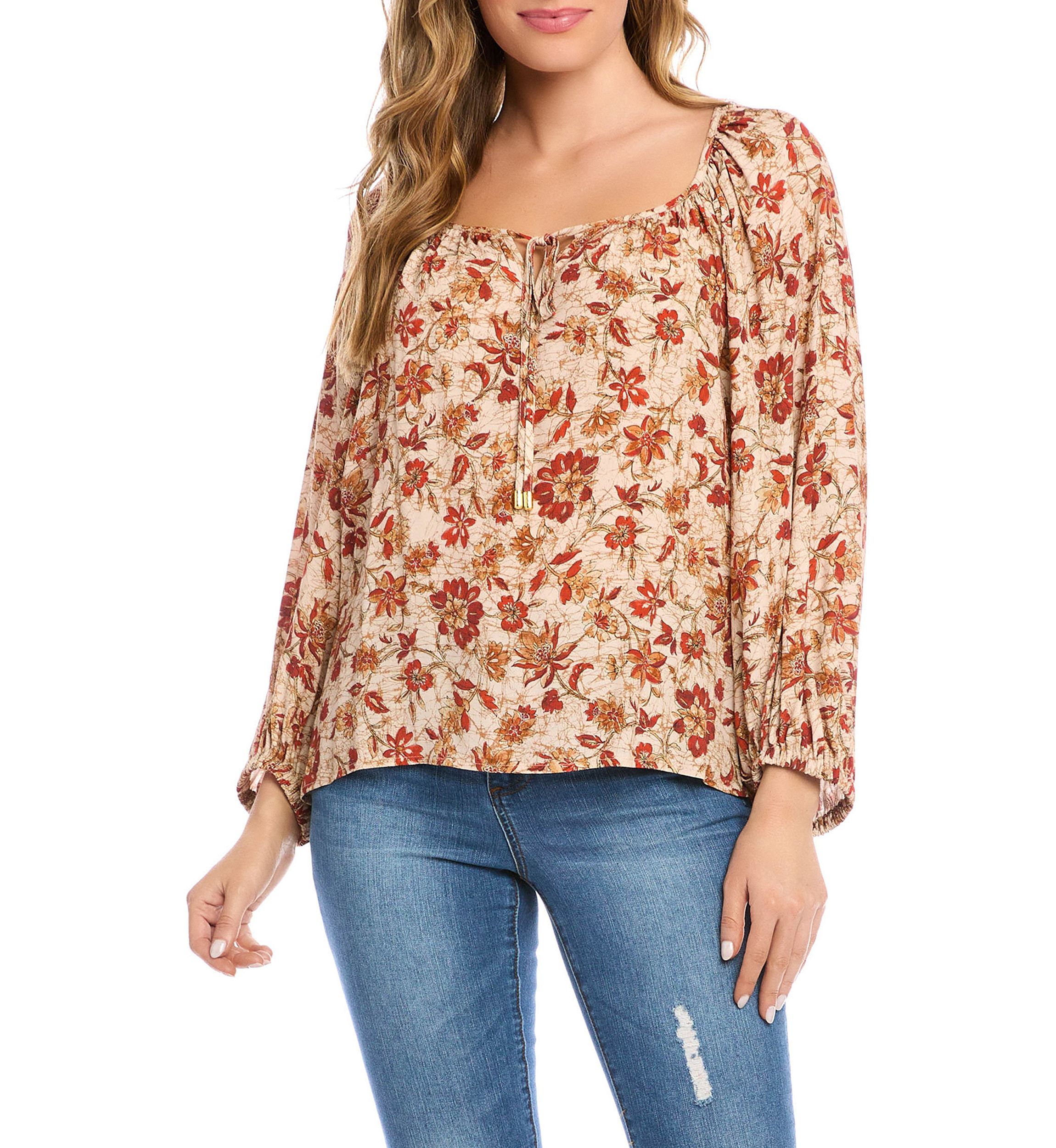 Womens Peasant Top