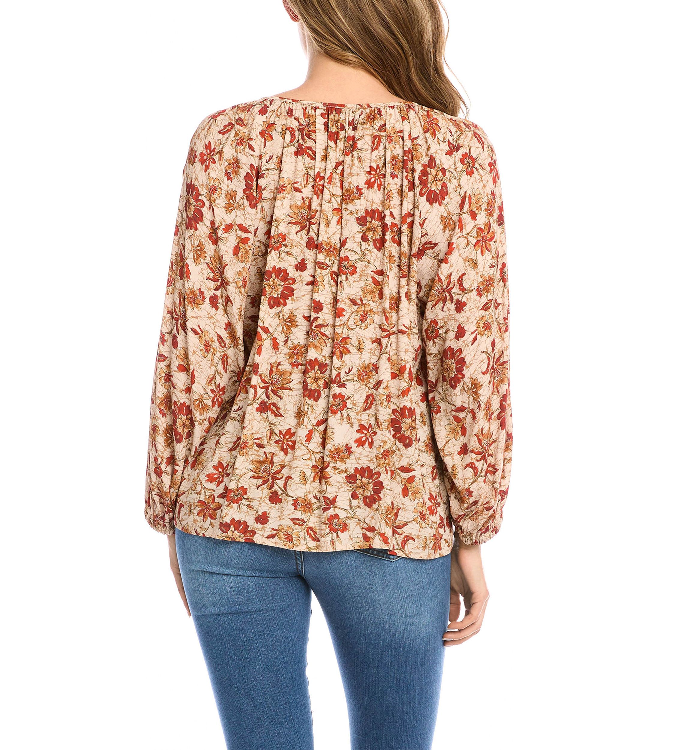Womens Peasant Top