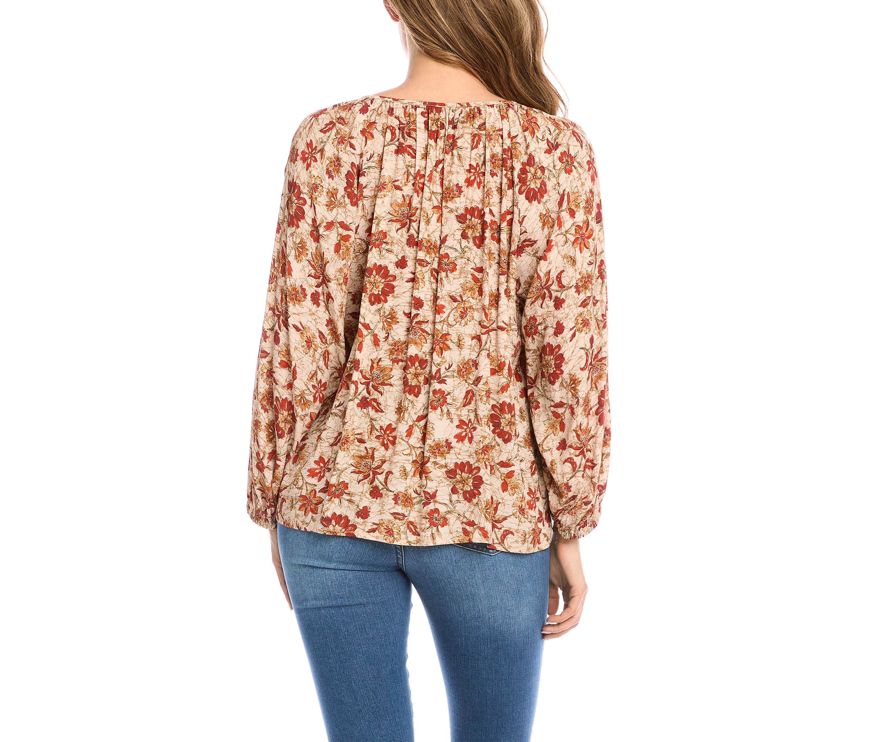 Womens Peasant Top